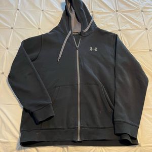 Under armour zip up sweatshirt